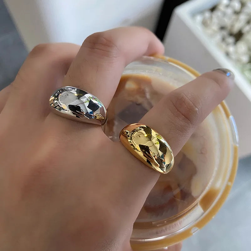 4 Model Fashion High Quality Starfish Design Geometric Style Girls Ring Open Ring Jewelry for Women
