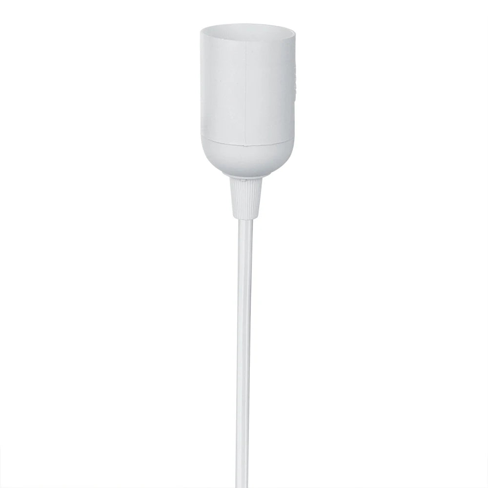 Lamp Base Ceramic Base Holder 6 ft Cord On/off Switch Plug E26/e27 Screw Base Ideal for Table
