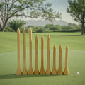 Factory Custom Golf All Sizes 42/54/70/83mm Professional Long Wooden  Bamboo Golf Tees Pegs Custom Length