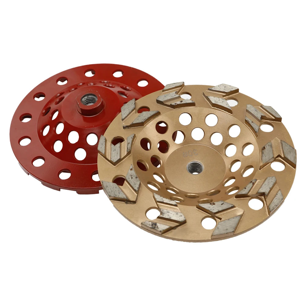 7-Inch Medium Hardness Customizable OEM Concrete Diamond Cup Grinding Wheel for Surface Grinding