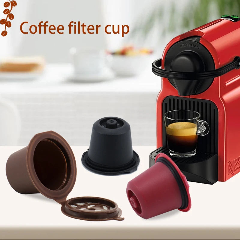 Refillable Coffee Capsule Pods Reusable Plastic Coffee Capsule New Design for Nespresso Stocked Empty Capsule
