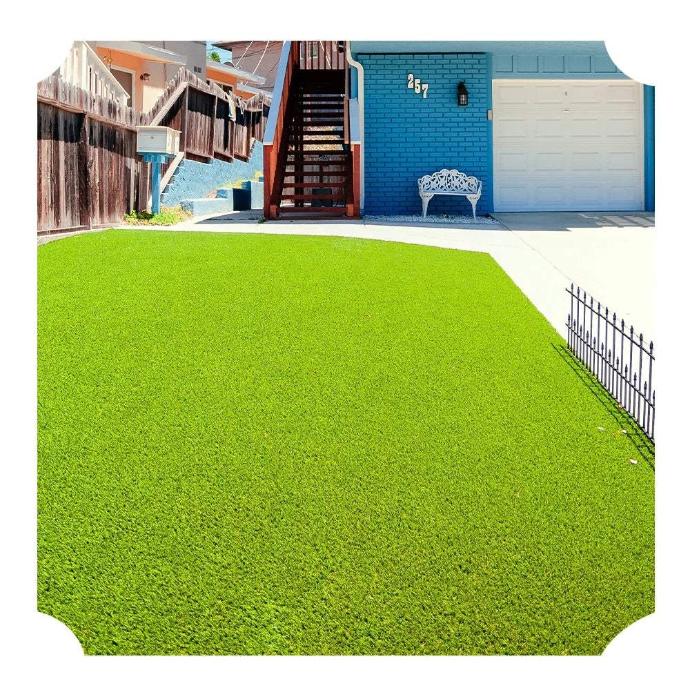 DYG Double Backing 10mm Green Fire Fesistant Synthetic Artificial Turf Natural Grass Artificial Grass