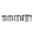 AK 5/6/8/10cm Mini Mousse Cake Ring Stainless Steel Cake Molds Tools Baking Cake Decor Mold Ring Bakeware
