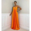 New Holiday Banquet Dress Simple Temperament Pleated Dresses