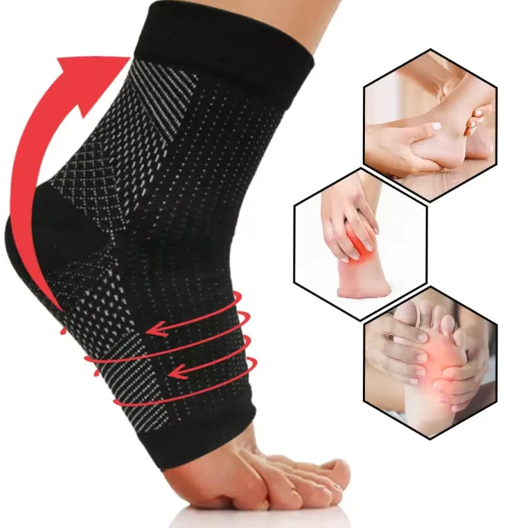 Dropshipping/Wholesale Compression Foot Sleeves Ankle Compression Socks for Foot and Heel Pain Relief Support Men and Women
