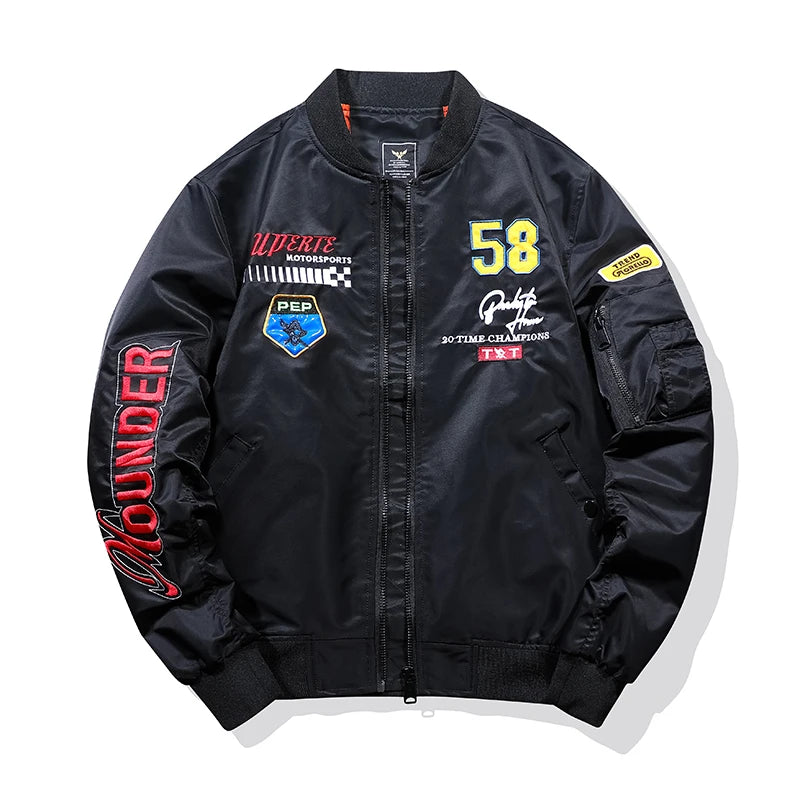 Mens Jacket Outdoor Flight Jacket Spring/Autumn/Winter Casual  pilot Jacket