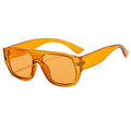 Cool Sunglasses Logo Custom Square Frame Eyeglasses Transparency Glasses Oversized One Piece Sunglasses