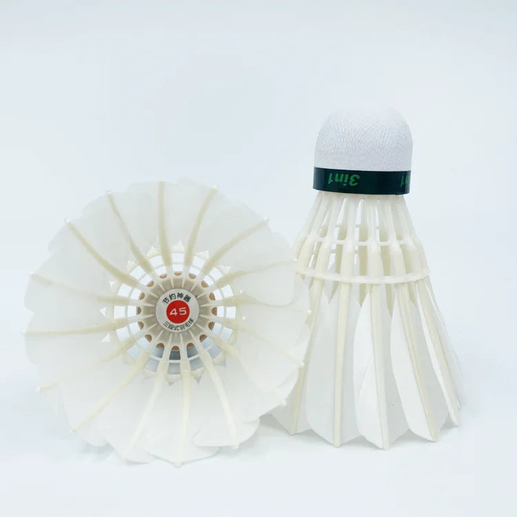 Feather Badminton Shuttlecock Goose Feather 3in1 Badminton Shuttlecock Best Factory Price for Indoor