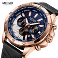 MEGIR Watch 2103 Fashion Sport Quartz Watches Men Wrist Top New Luxury Mens Gift Waterproof Clock Relogio Masculino