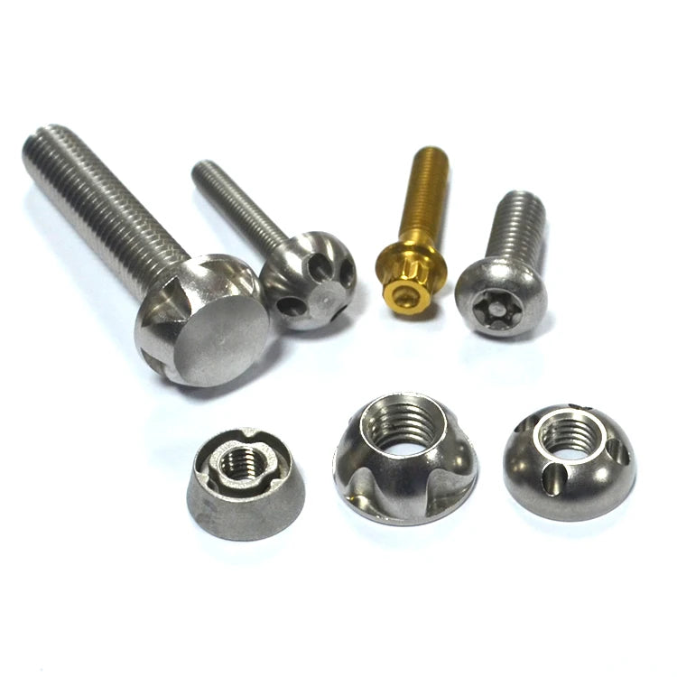 Custom Oem Price Wholesales Security Nut Anti Theft Wheel Lock Nut Anti Theft Fastener Tamper Proof Safety Security Nut Bolt