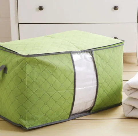 Moving Bag Clothes and Pants Storage Container Waterproof Travel Packing Bag Large Colorful Bamboo Charcoal Quilt Storage Bag
