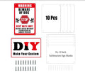 Sublimation Metal Sign Blanks 8x12 Inch Aluminum  Sign Sublimation Blanks with Holes Screws DIY Sign Photo for Outdoor Indoor