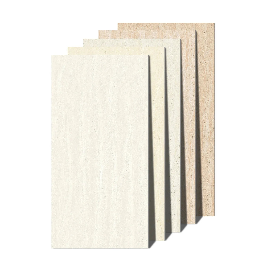 Stone and Wood Fossil Tiles Without Holes Hotel Lobby Bathroom Dining Room Background Wall Tiles600*1200