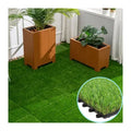 Good Price Garden Landscaping Grass Tiles Artificial Grass Tile Waterproof Deck Interlock Tile Patio Balcony