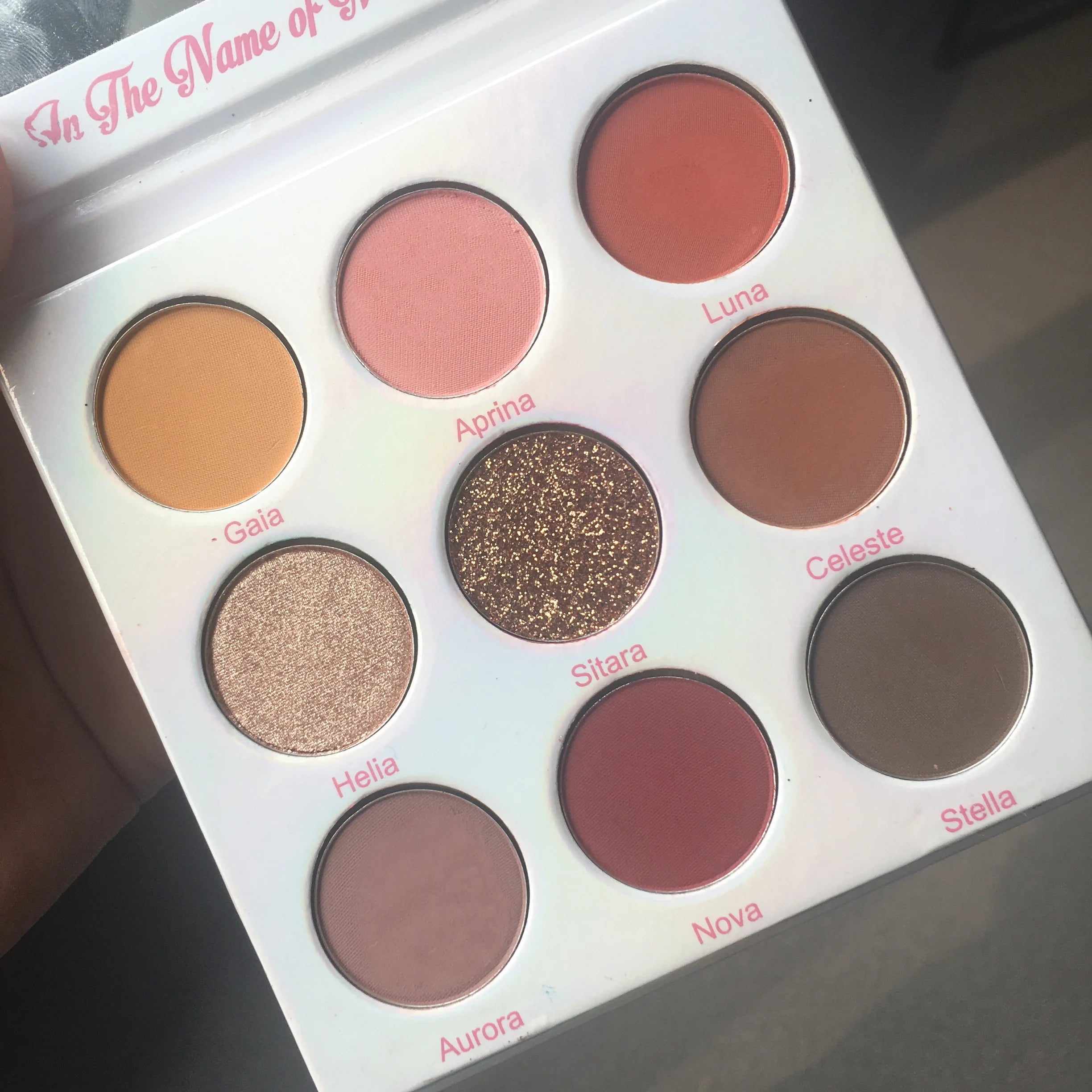 Diy Neutral High Pigment Eyeshadow Pallet Private Label Eyeshadow Pallet