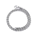 2023 Spiral Pattern  Twist Chain Stainless Steel Men and Women Chain Titanium Steel Jewelry Clavicle Chain