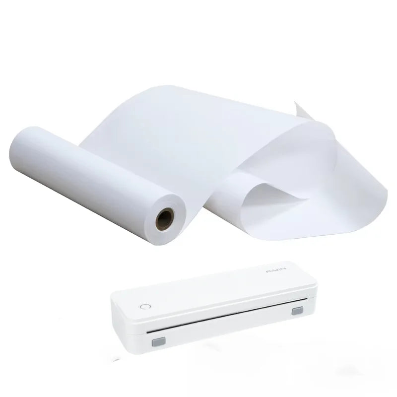 Portable A4 Thermal Printing Paper Flat Adhesive Sticker Test Documents for Business Travel A4 Thermal Printer