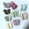 INS Style High End Butterfly Hair Claws for Girls Double Layer Acetate Hair Clips Rhinestone Hairgrips Clamp