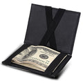 Factory Selling Magic Mens Wallet Magic Purse Genuine Leather Wallet Card Holder Wallet With Elastic Band Cash Holder for Men