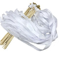 European Style New Design Ribbon Fairy Wand for Wedding Lawn Holiday Party Decorations Magic Wand Flower Ribbon Supplies