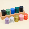 Luxury Wholesale New Design FEA 15 Resin Perfume Cap Marble Parfum Lid Fragrance Cover for Perfume Glass Bottles