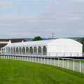 30x50 Aluminium Frame Arch Roof Dome Arcum Tent With Glass Walls