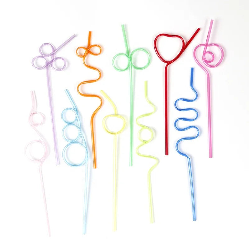 Reusable Diamond Shape Straws for Bride Party Supplies for Wedding Engagement Bridal Shower Valentine's Day Decorations Gifts