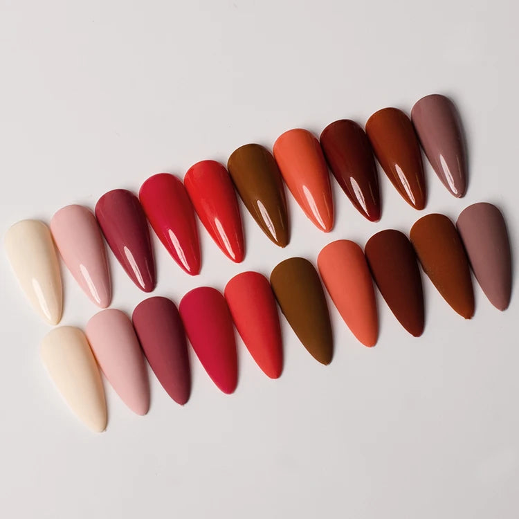 ODM 15ML Private Label Low MOQ Vegan French Eco-Friendly Non-Toxic Long-Lasting Odorless Organic Nude Orange Led UV Gel Polish
