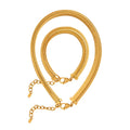 Personalized Wide Cuff Chain Fashion Hip-Pop Elastic Stretch Exaggerated Necklace & Bracelets Gift Sets OEM ODM Manufacturer