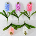 Wholesale  3D Real Touch Latex  Artificial  Hyacinth Flower for Wedding Decoration Flower