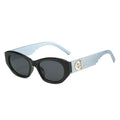 New Arrival Korean Personalized Cat Eye Contrast Sunglasses Fashion Wholesale Sun Glasses for Men Women
