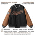 Custom Baseball Varsity Jackets for Men Embroidery Patch Letterman Varsity Jacket Oversize Loose Knitted Custom Mens Jackets