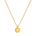 18K Gold Plated 316L Stainless Steel Lolani Chain Necklace for Women Exquisite Simple Popular Pendant Jewelry for Anniversary