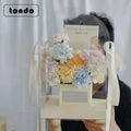 Tondo New Design Wedding Cake Party Transparent Bouquet Flower Carry Bags for Mother Day
