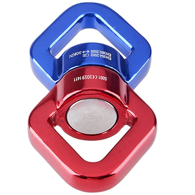 30KN Swivel Spinner Safest Rotational Climbing Rope Devices Hanging Hook for Swing Setting Silks Dance
