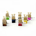 Aromatherapy Glass Empty Car Aroma Diffuser Vent Clip Air Fragrance Perfume Bottle