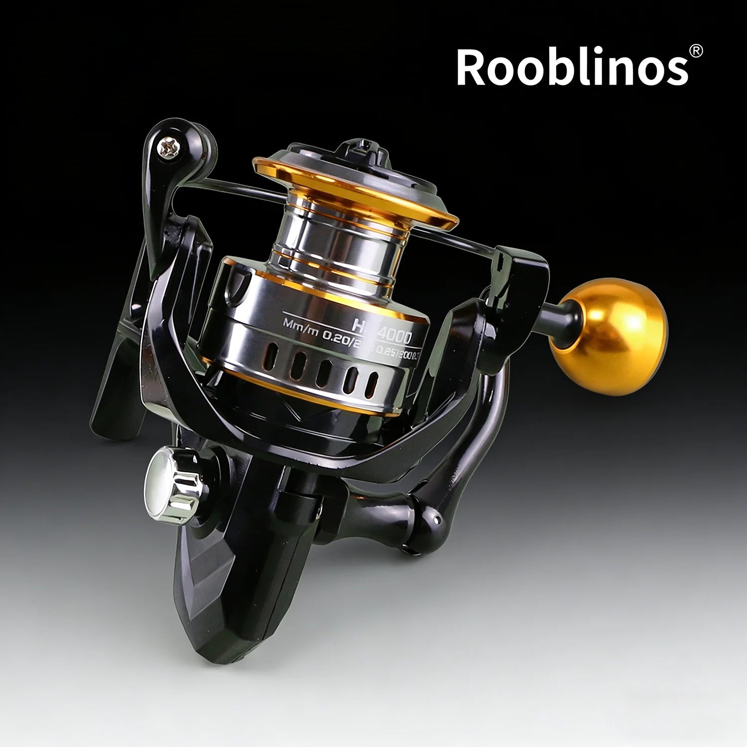 [Germany Stock] ROOBLINOS HEG Spinning Reel 5.2:1 Left Hand Plastic Body Fishing Reel 1000-7000 Series