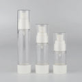 15ml 30ml 50ml in Stock Round Airless White Lotion Pump Bottle Tube Packaging Bottle Skin Care Packaging