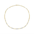 Moissanite Diamond Chain Necklace 14k Gold Plated Ins S925 Silver Moissanite Necklace Chain