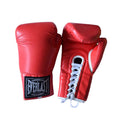Custom Design PU Leather  Muay Thai Winning Training Boxing Gloves Lace up Boxing Glove
