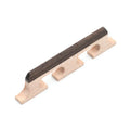 Banjo Bridge Maple Ebony 3 Footed Banjo Bridge Replacement Bridges for 4 5 6-string Banjos Parts Instruments Accessories