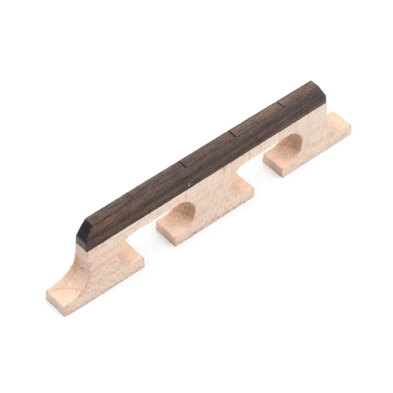 Banjo Bridge Maple Ebony 3 Footed Banjo Bridge Replacement Bridges for 4 5 6-string Banjos Parts Instruments Accessories