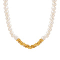 Hot Sale New Minimalist Necklace Exquisite Triangle Pendant Freshwater Pearl Necklace Jewelry for Women