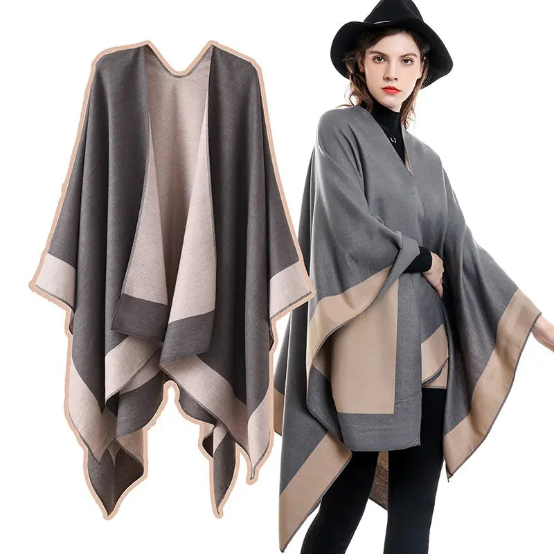 Womens Shawl and Wrap Evening Poncho Wedding Cape Bridal Formal Shawl Poncho Adult Winter Washable Solid Winter Scarf OEM Brand