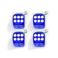 Colorful Clear Mini Dice Resin Charm 3D Craft for Diy Earrings Bracelets Necklace Making