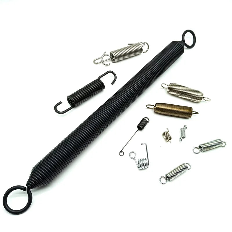 Custom Stainless Steel Tension Spring Double Ear Double Hook Extension Coil Spring Multi-Purpose for Industrial Mechanical Use