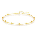 Hot Selling Genuine Gold 18k Real Gold Au750 Beads Bracelet Solid Pure Gold Jewelry Wholesale