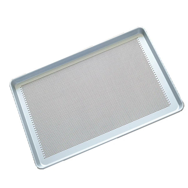 Hot Selling 600*800*25mm Aluminum Perforated Baking Tray Sheet Pan Cookie Plate of Rotary Oven Baking Tray