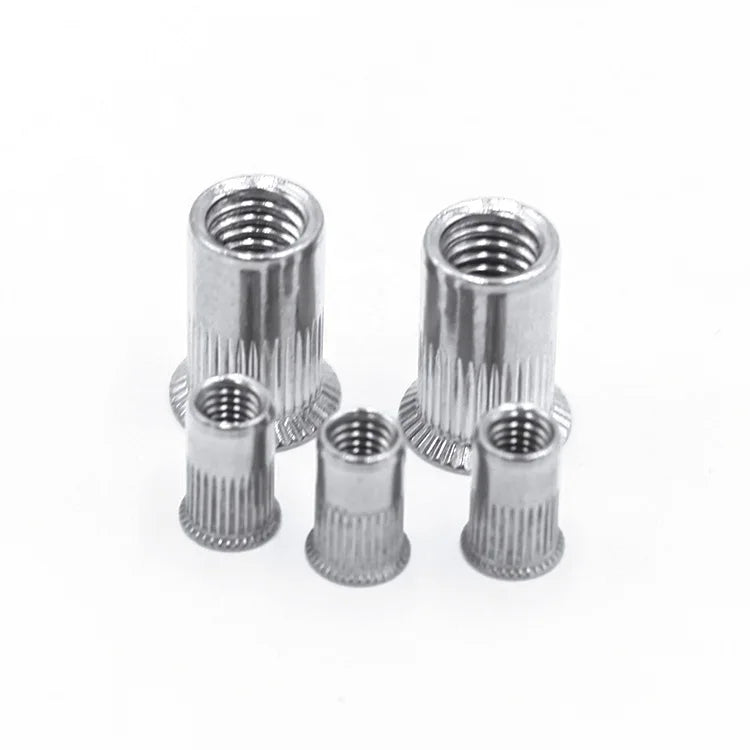 Professional Blind Rivets Nut Threaded Pull Stainless Steel Rivet Nut M3 Knurled Closed Pop Screw with Nut 10mm