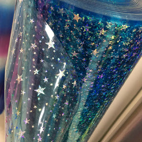 Thickness 0.8mm Waterproof Starlight Sparkling PVC for Making Handbags Bags and Shoe Materials PVC Film